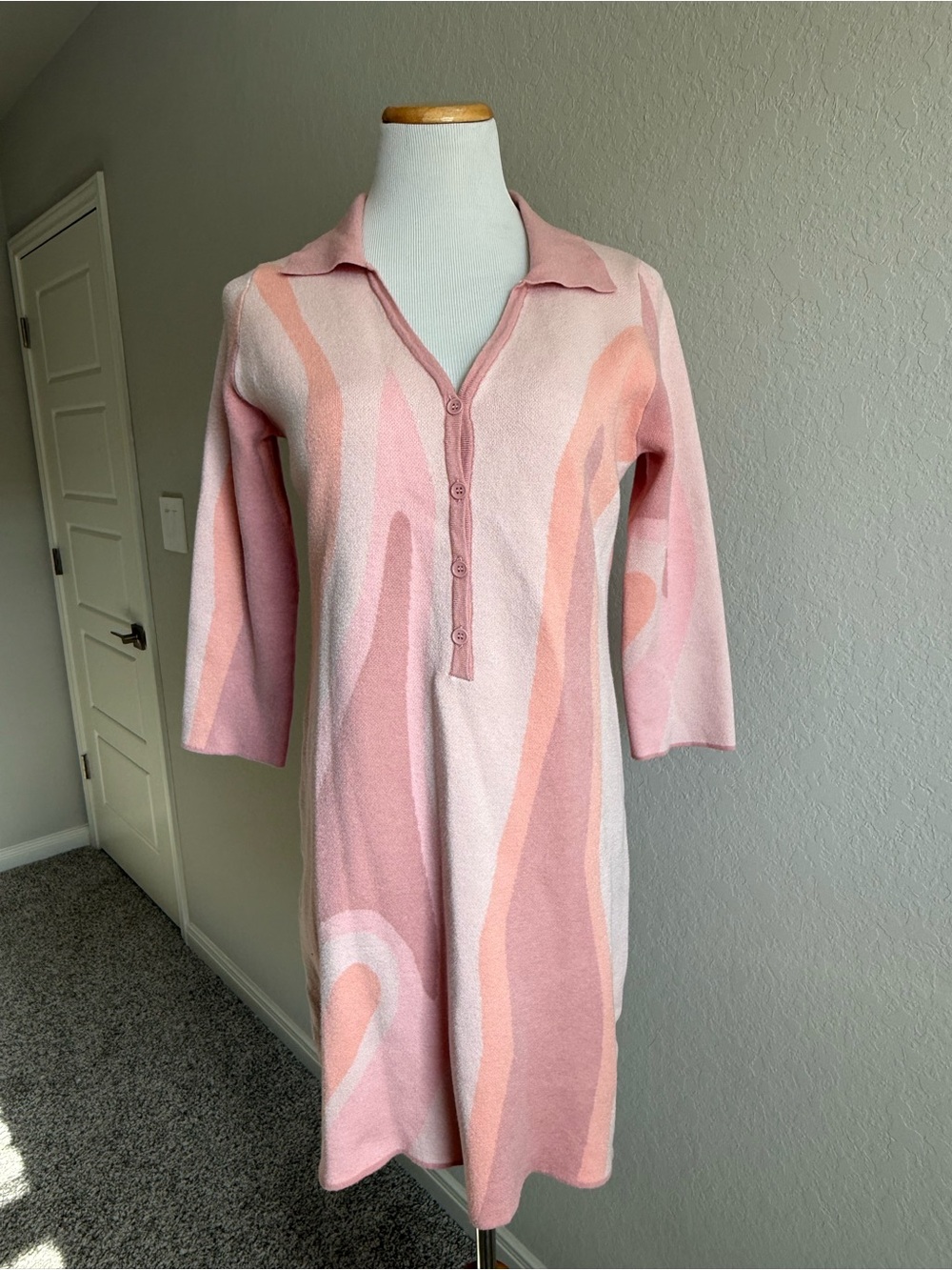 Le Lis Marbled Sweater Dress